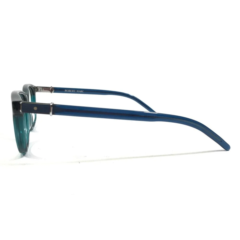 Robert Marc Eyeglasses Frames 847 281 Blue Green Square Full Rim 50-15-140